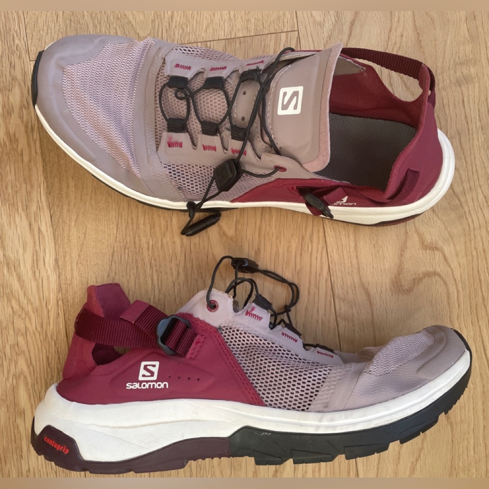 Salomon TA-4 Women's Pink Trail Sneakers - Picture 4 of 6